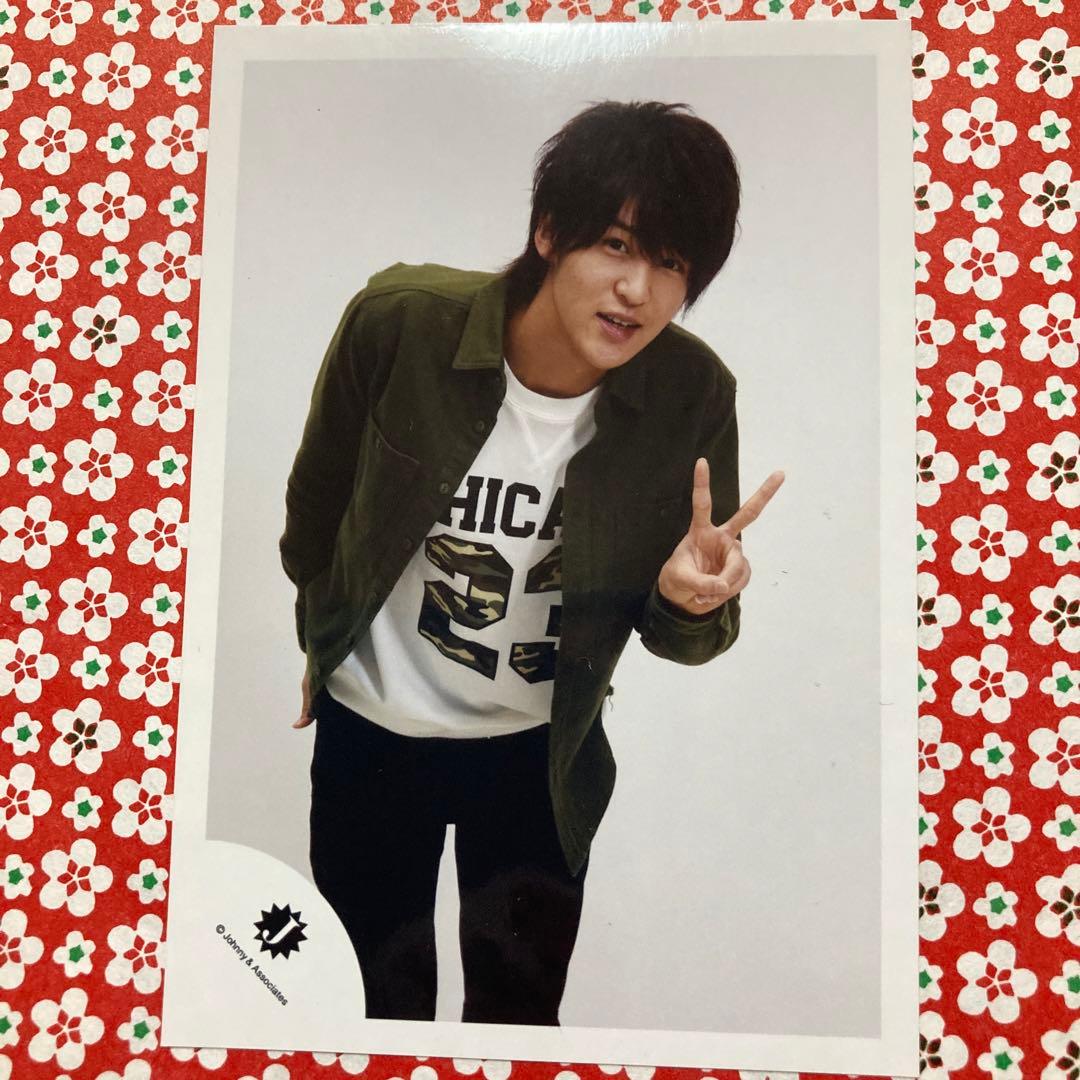 SnowMan目黒蓮 無所属ジュニア時代公式写真2枚セット おまけ付き