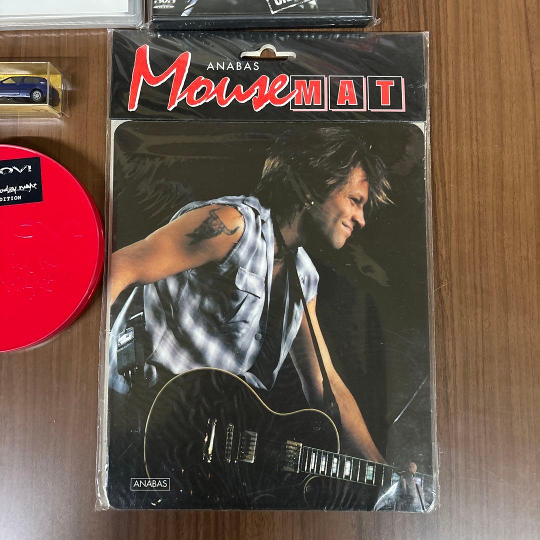 新品未使用品　ボンジョビ　DVD&CD&ミニカー&マウスマット