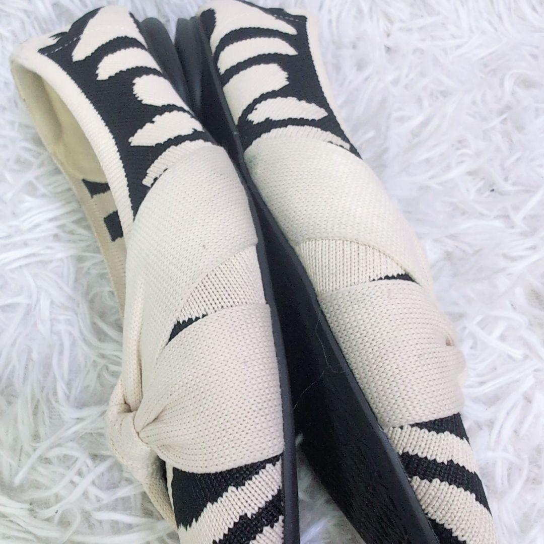 ✨️VIVAIA✨️Bibi フラットシューズ ホワイトタイガー柄 24.5cm
