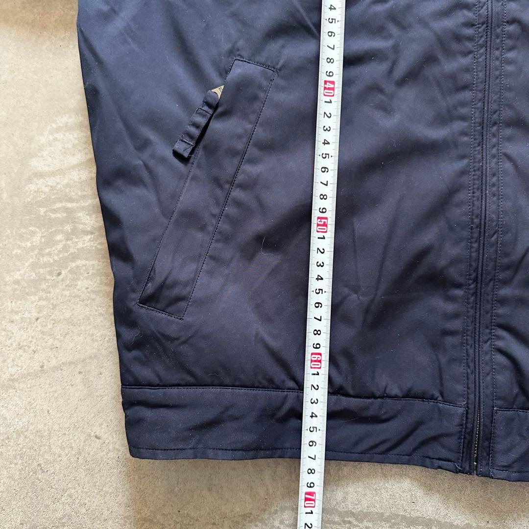 90s ラルフローレン ウォームアップジャケット 濃紺ネイビー 裏