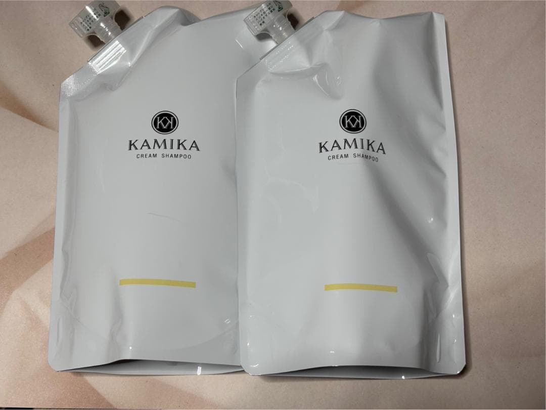 KAMIKA クリームシャンプー 詰め替え用2個セット【新品】 KAMIKA カミカ シャンプーセット KAMIKA 2本 10％オフ クリーム