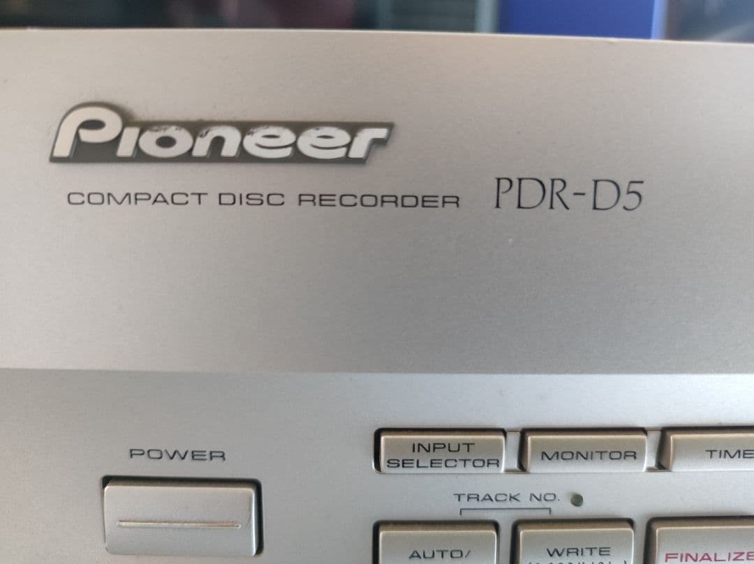 Pioneer PDR-D5 コンパクトディスクレコーダー 取説 リモコン付き