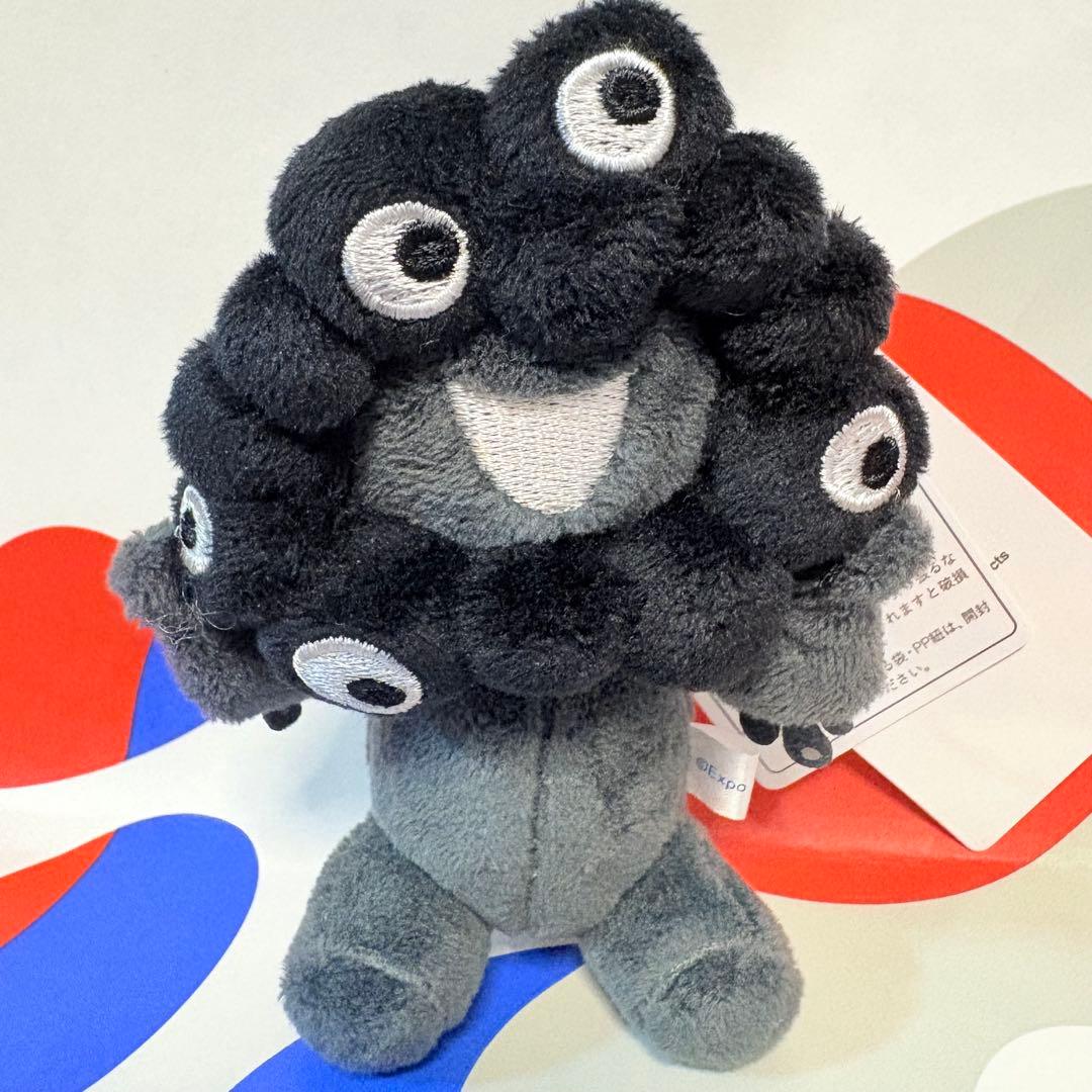 黒ミャク カラビナ付き すわり 大阪関西万博会場限定 ブラックミャク