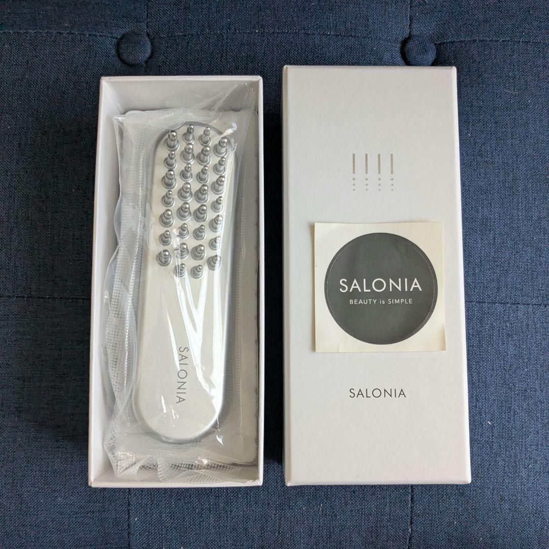 【値下げ中！】SALONIA EMSリフトブラシ USBケーブル付き SALONIA、筋トレ発想の美顔器「​EMSリフトブラシ 3Dケア」11月1日新