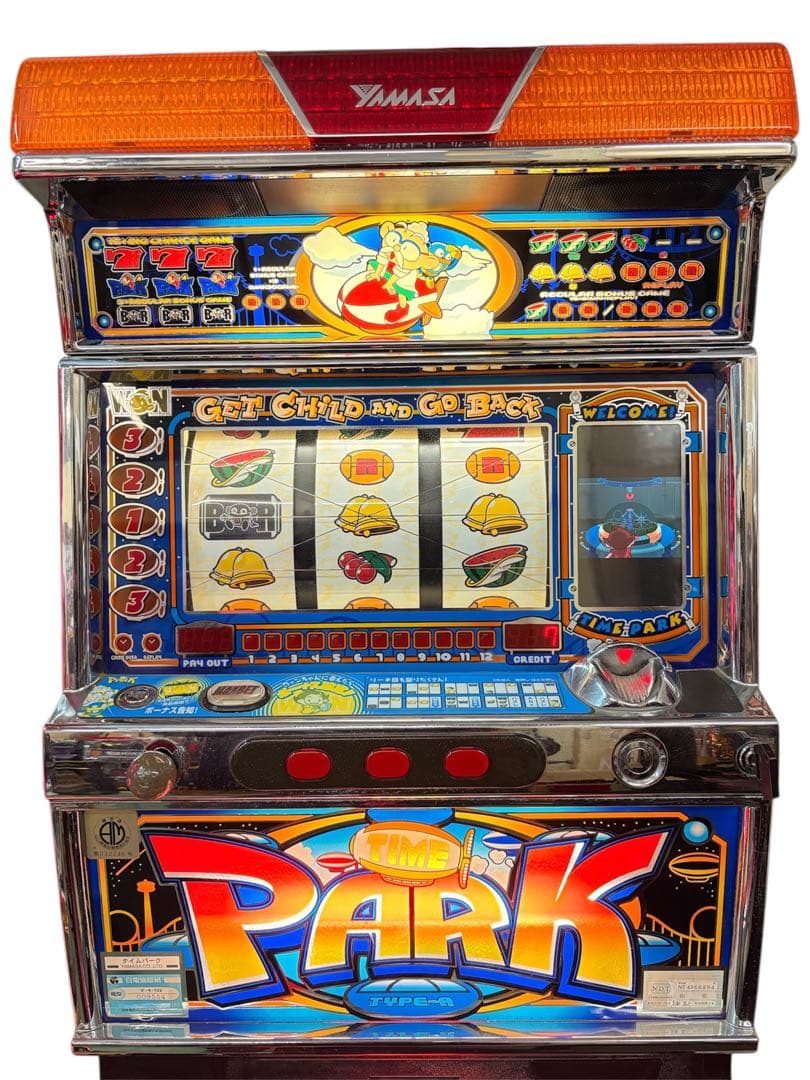 【みっちー様送料込】タイムパーク パチスロ 実機 直接引取可 タイムパーク パチスロ スロット 機械割 天井 初打ち 打ち方 スペック