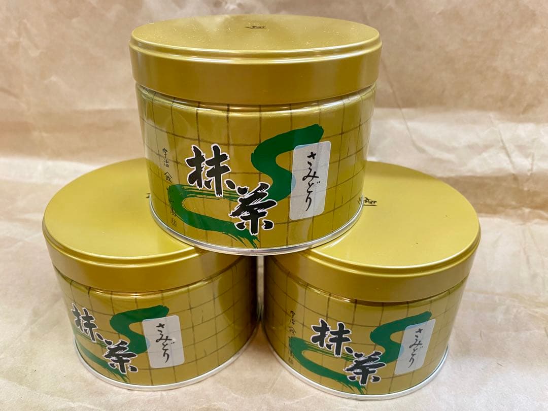 京都宇治抹茶　山政小山園　さみどり150g ×3缶MATCHAPOWDER 抹茶】さみどり – 山政小山園 【公式】オンラインショップ