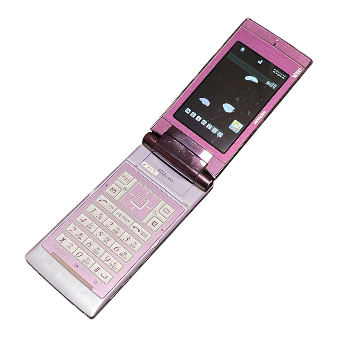 au CDMA W53H ガラケー 携帯電話 パカパカ MP0107 - メルカリ