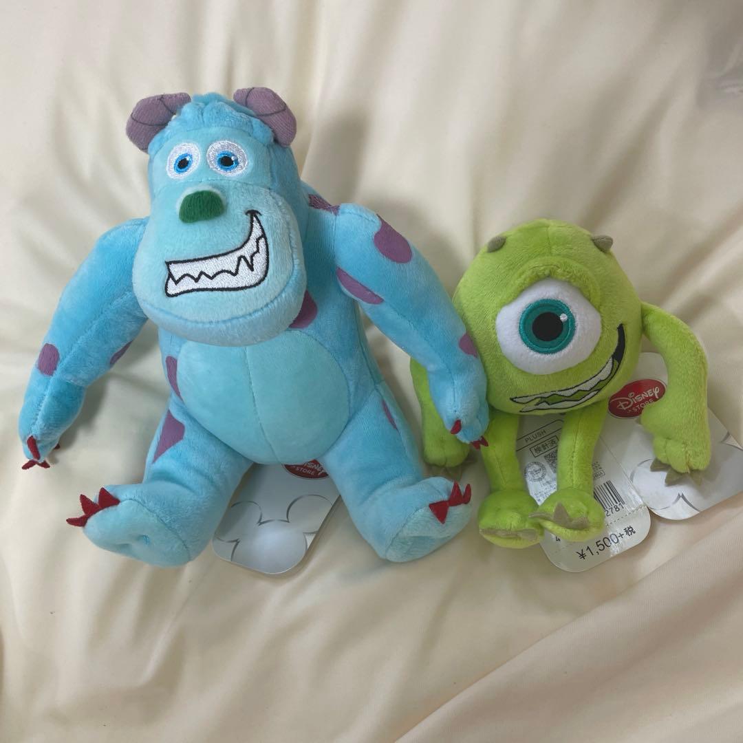 ディズニーストア25周年 モンスターズインク サリー マイク ぬいぐるみ