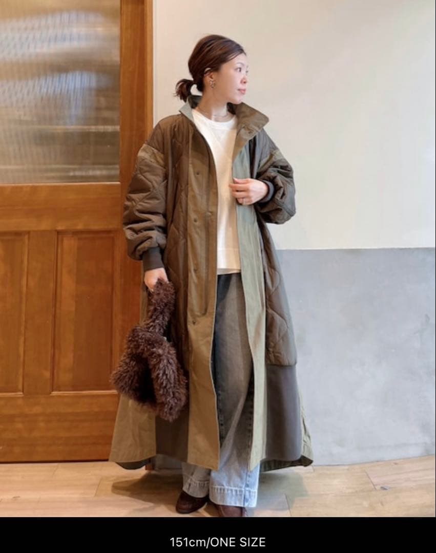 nakajin様 専用コート エシンタ 切替マキシミリタリーコート - メルカリ