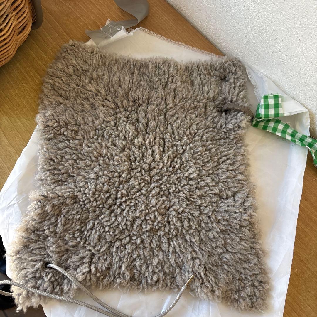 エバゴス フニュシュリンク スウィートPバスケット カシミヤ グレー