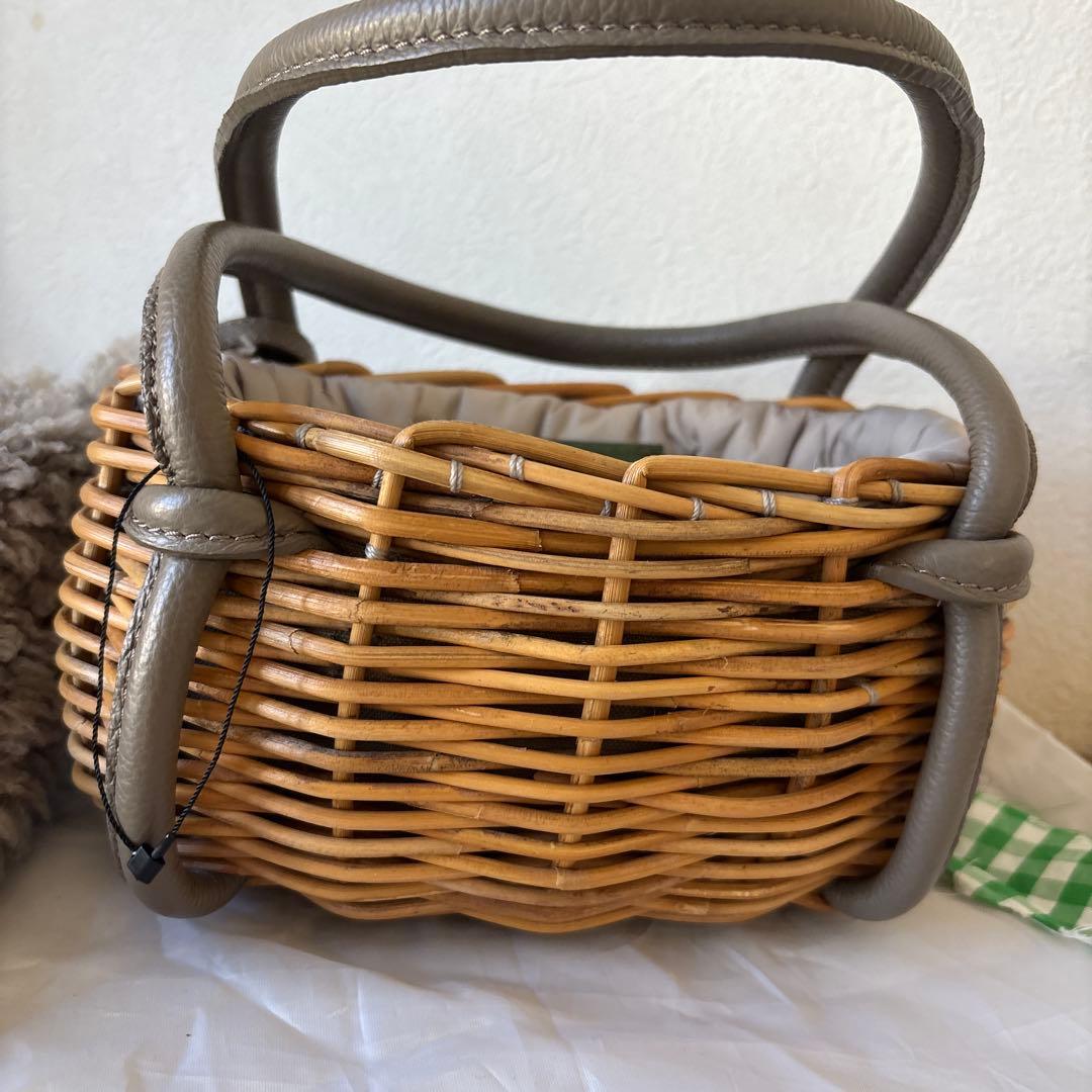 エバゴス フニュシュリンク スウィートPバスケット カシミヤ グレー