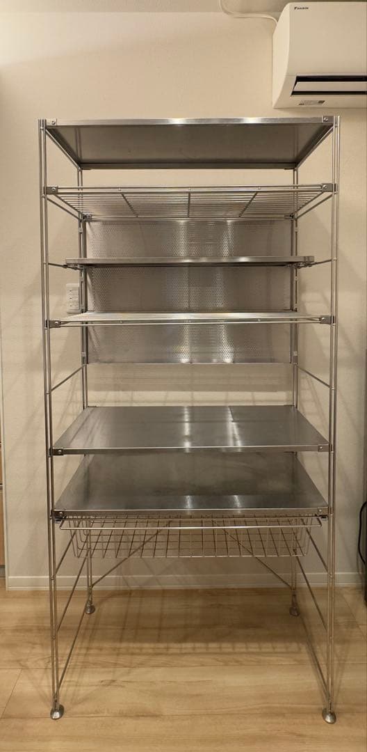 ECK84 生松工芸 セレノ オープン書棚 NA色 ブックシェルフ 本棚 引出し