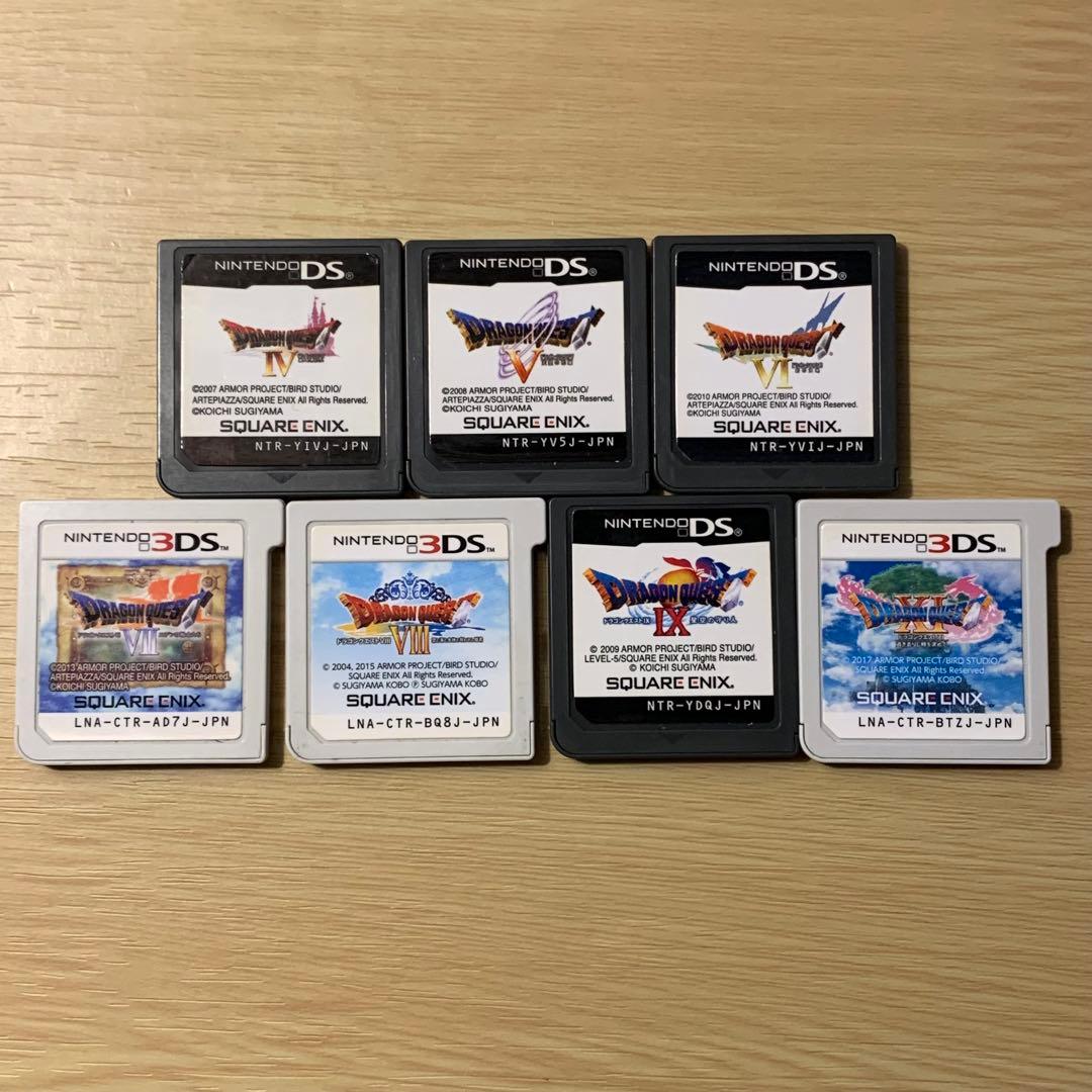 【動作確認済み】 ドラゴンクエスト Ⅳ Ⅴ Ⅵ Ⅶ Ⅷ Ⅸ XI ソフトのみ ソフト単品】ドラゴンクエストⅣ・Ⅴ・Ⅵ・Ⅸ 4点セット 動作確認済み