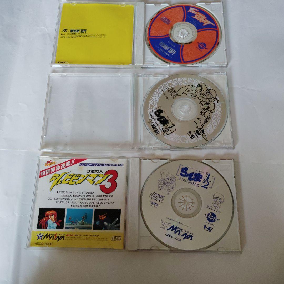 PCエンジン スーパーCD-ROM ソフトセット9本らんま1/2 他まとめて