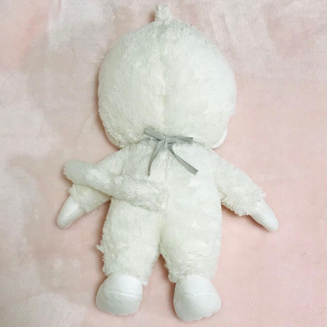 大きめサイズ ホワイト モノトーン モンチッチ 白ぬいぐるみ - メルカリ