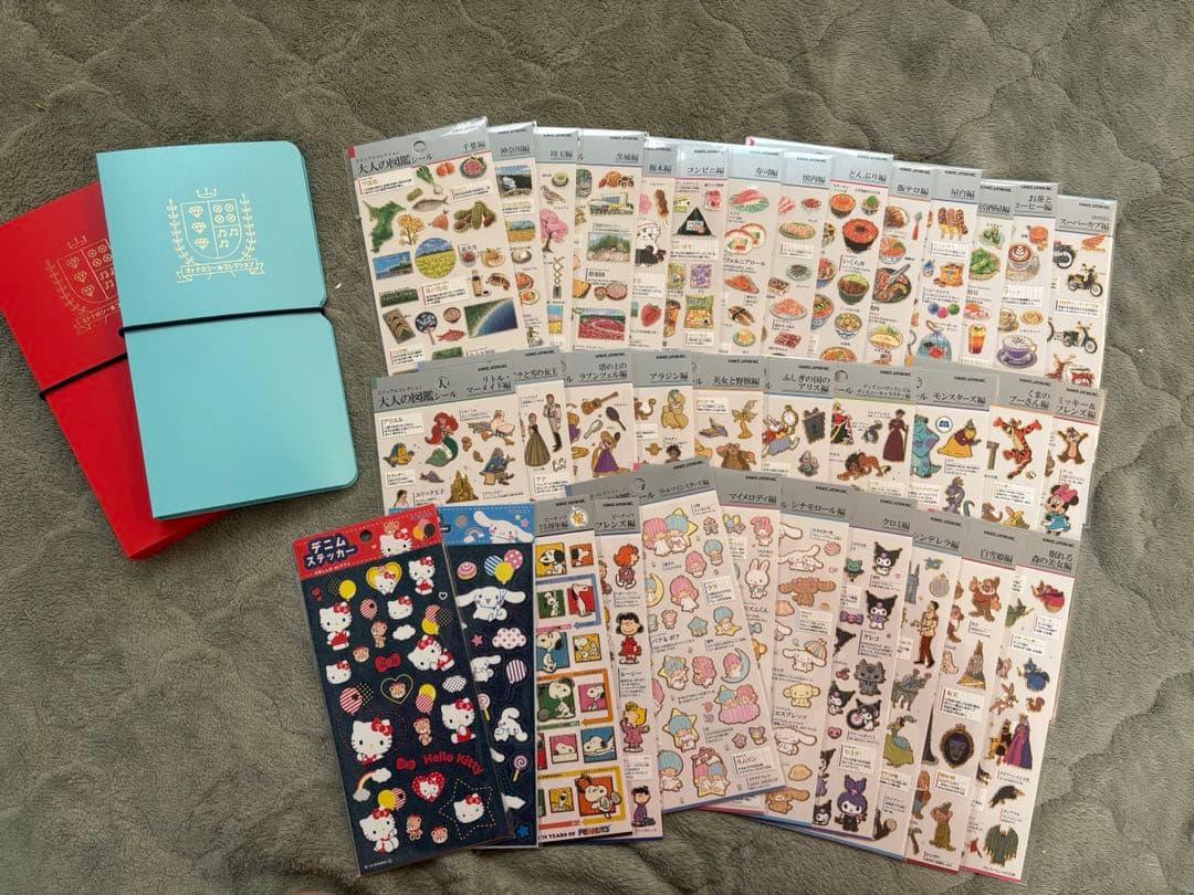大人の図鑑シールディズニーサンリオなど33枚写真のもの全て込み ハローキティ カミオジャパン×サンリオ 大人の図鑑シール (ハロー