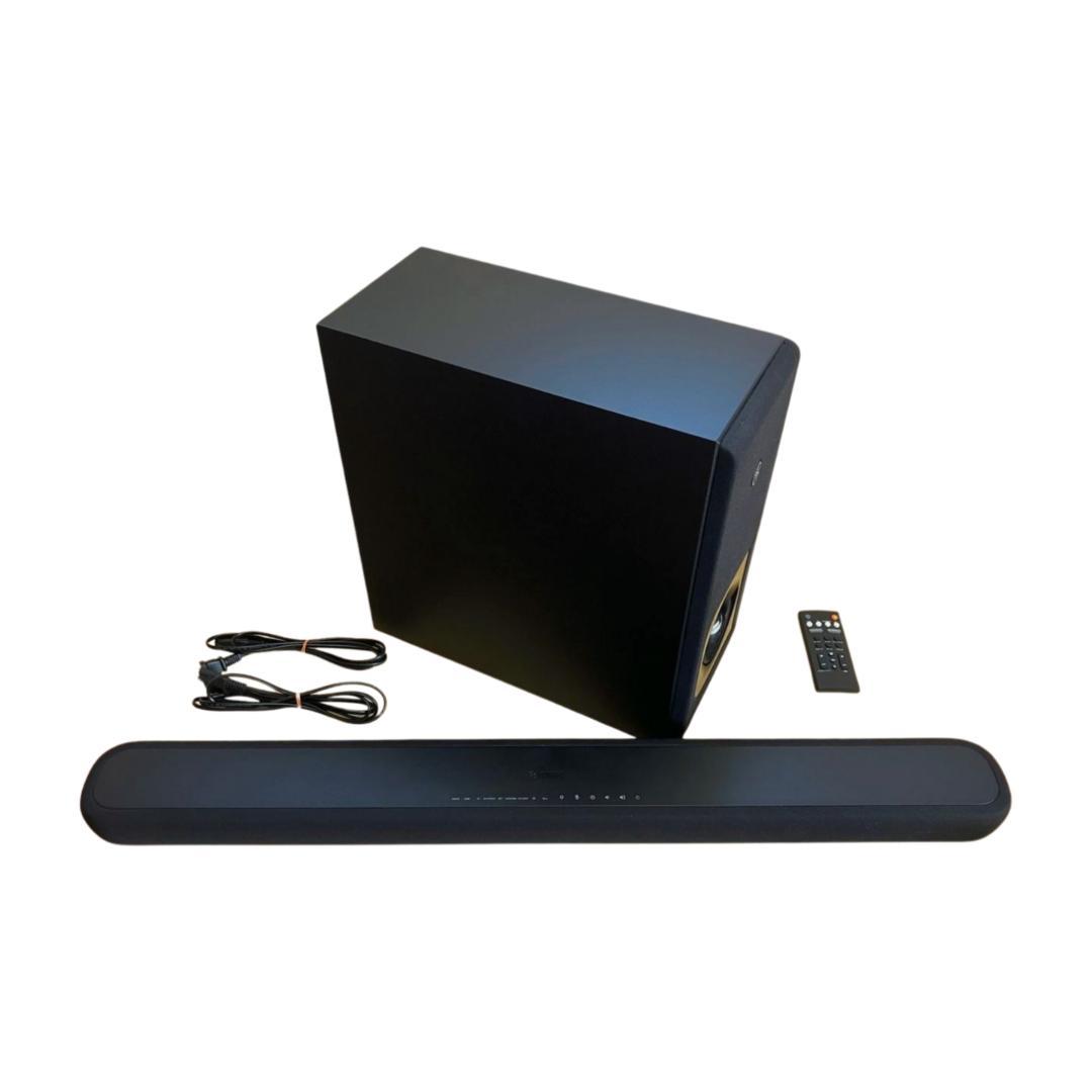 2個口の① YAMAHA YAS-209 サウンドバー + サブウーファー ヤマハ、最大100W出力のサブウーハーが付属するサウンドバー「YAS-209