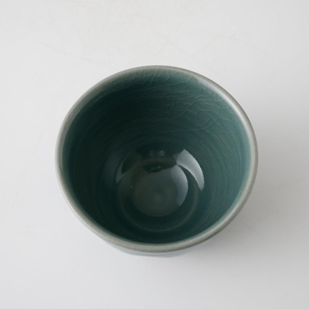 豊窯 寺田美山造 青磁 茶碗 共箱 共布 略歴 - メルカリ