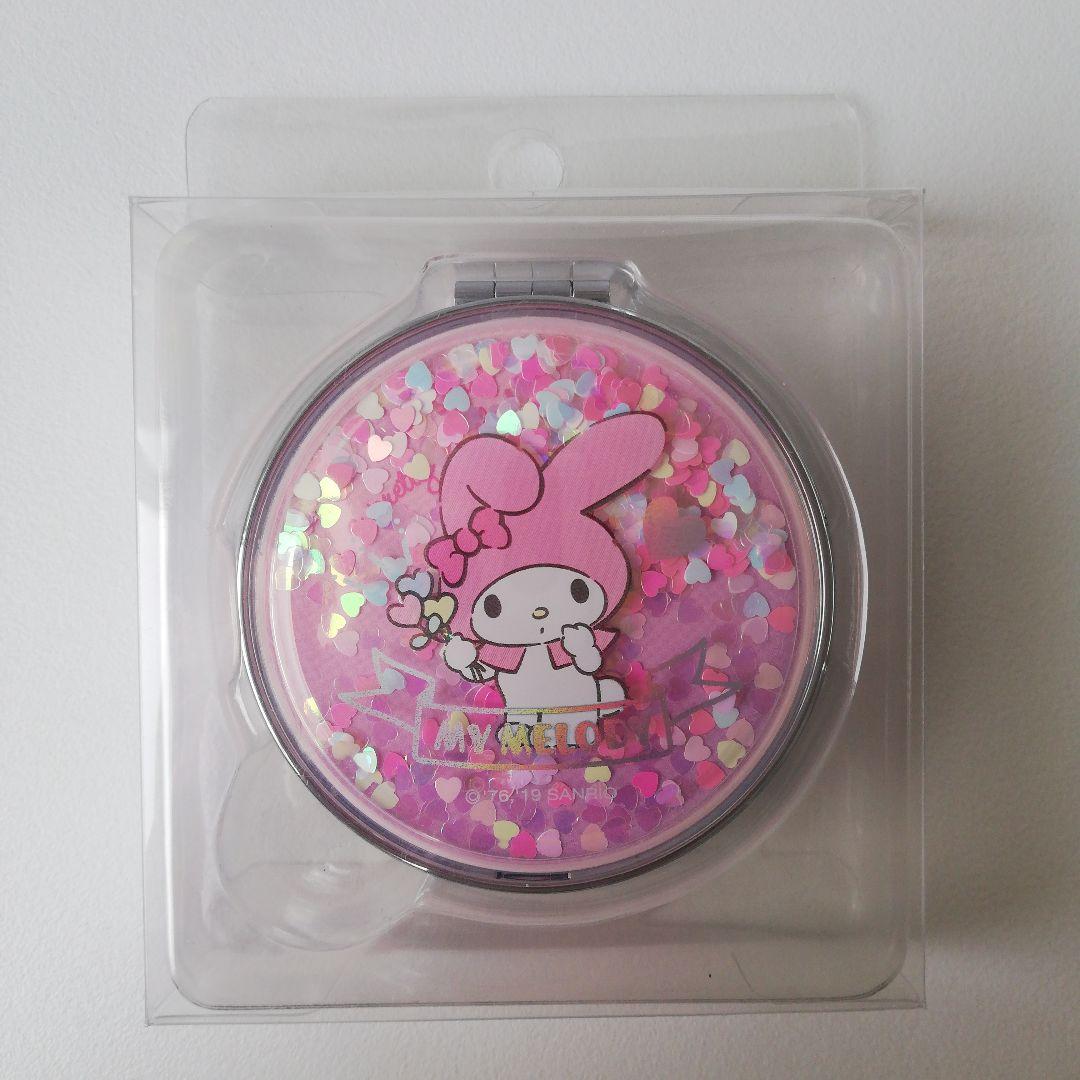 サンリオ マイメロディ コンパクトミラー ミラー 鏡 キラキラ ピンク