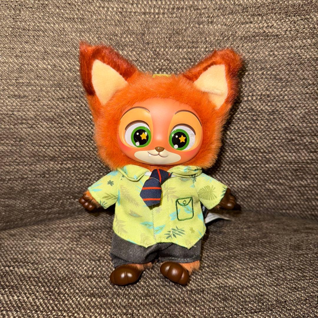 MINISO ディズニー ズートピア マスコット ジュディ ニック 2点セット