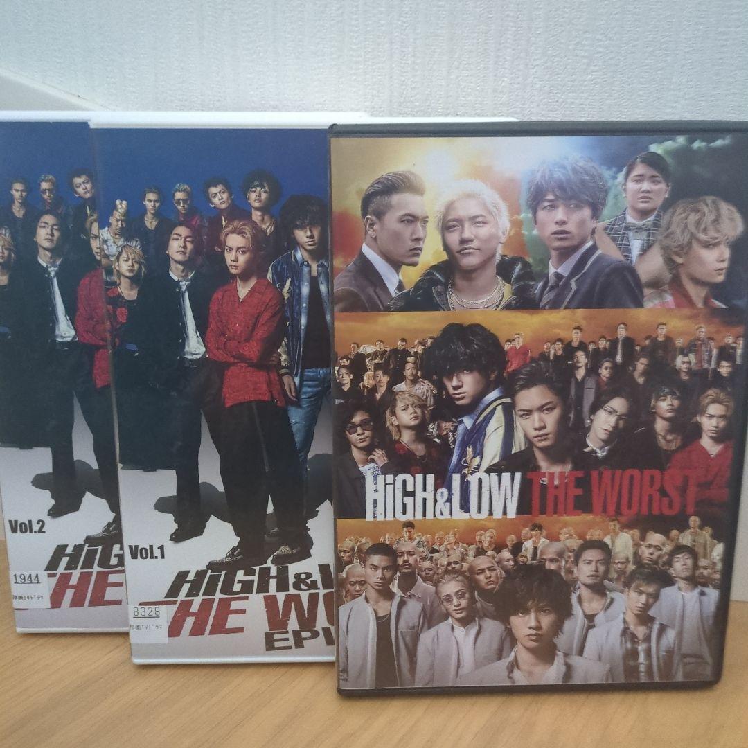 テレビ＆映画　HiGH&LOW シリーズ　レンタル落ち　全14巻セット