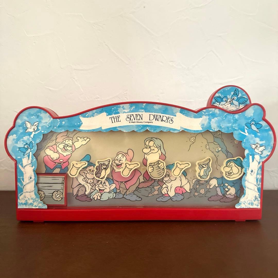 TOMY 七人の小人 貯金箱 白雪姫 おもちゃ ディズニー レトロ - メルカリ
