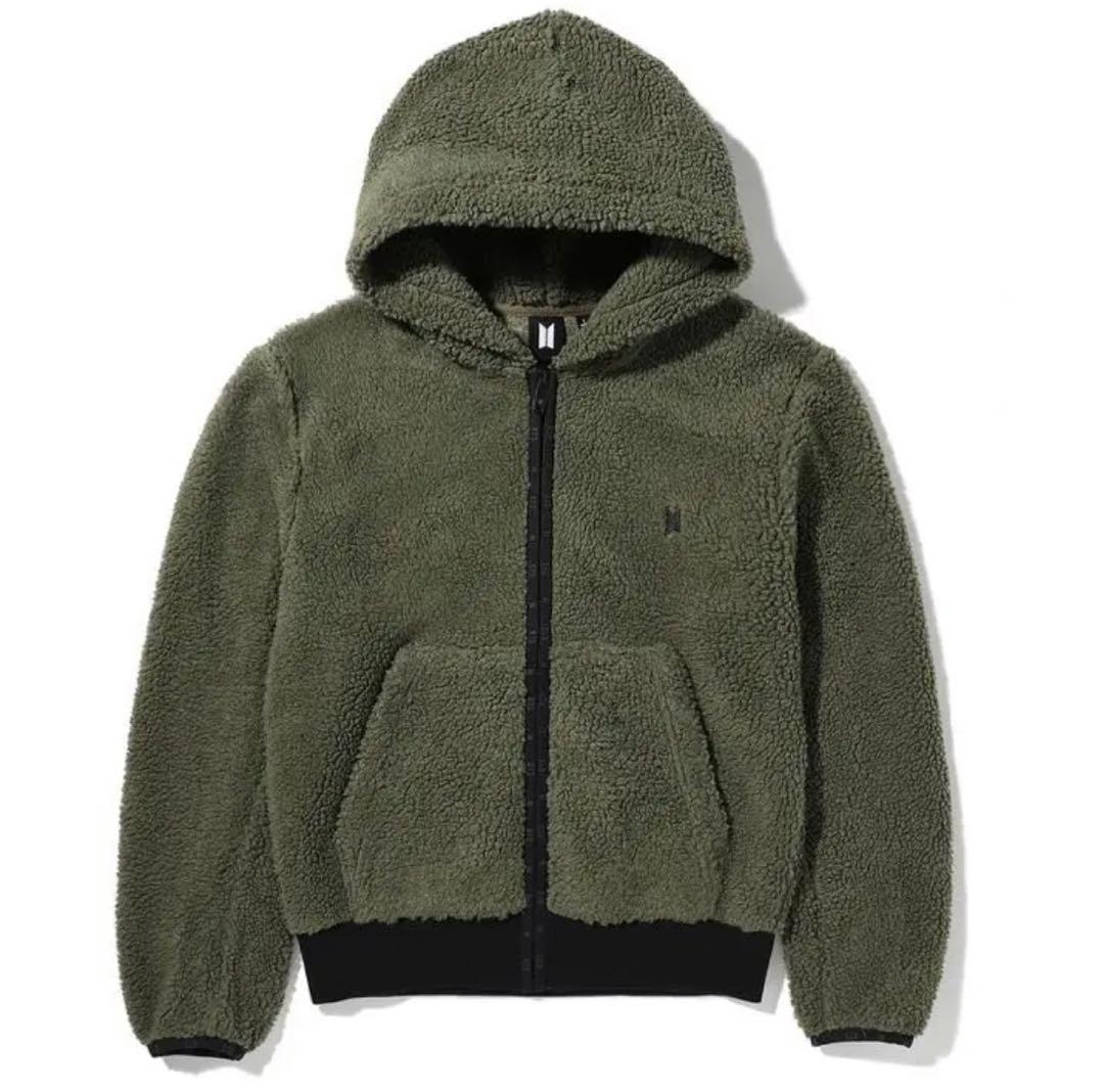 定価】BTS マイクドロップ mic drop ボア フーディ - メルカリ