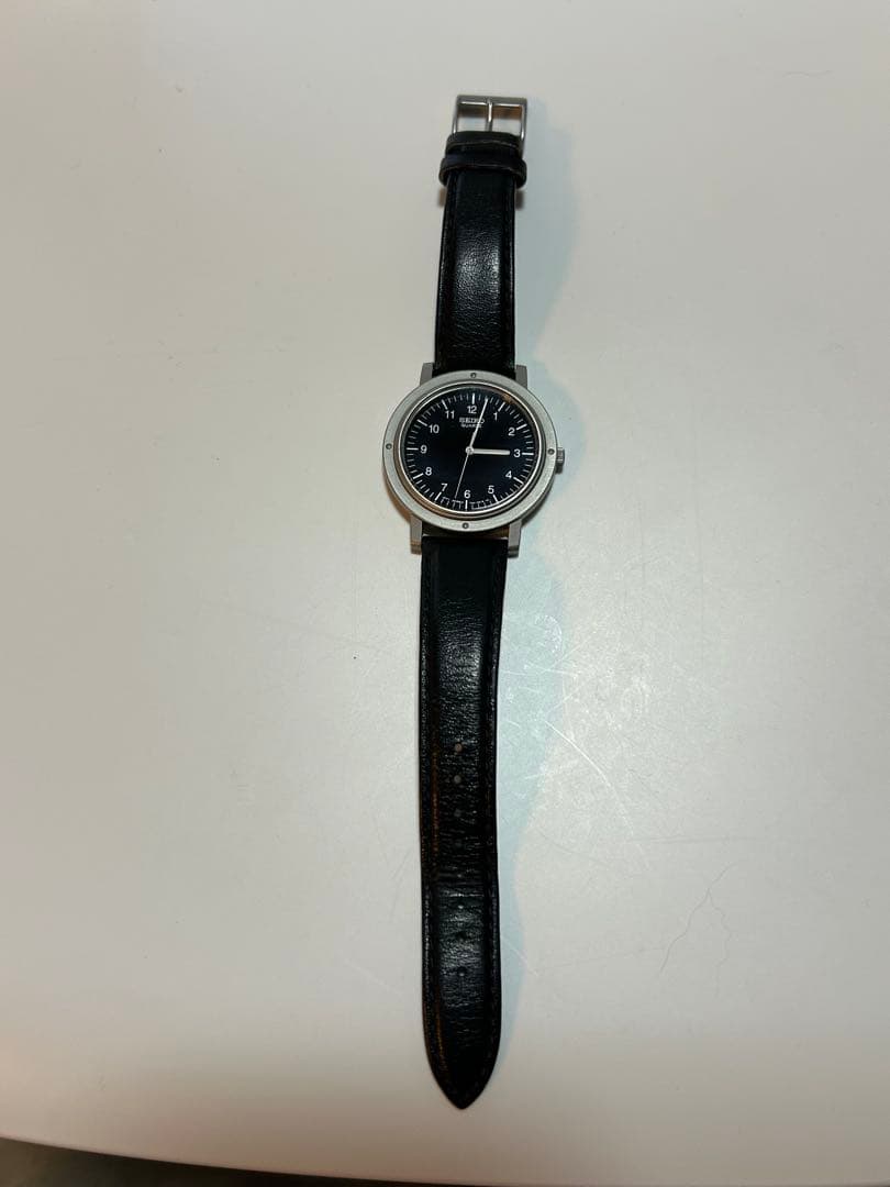 pizza様専用 SEIKO シャリオ 黒文字盤 スティーブ・ジョブズ復刻版