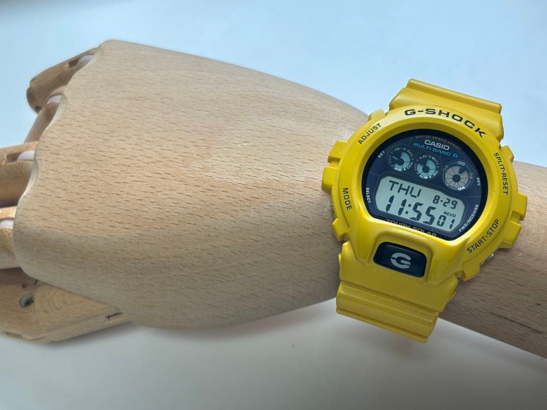G-SHOCK/三つ目/GW-6900/電波ソーラー/イエロー/クレイジー/黄色