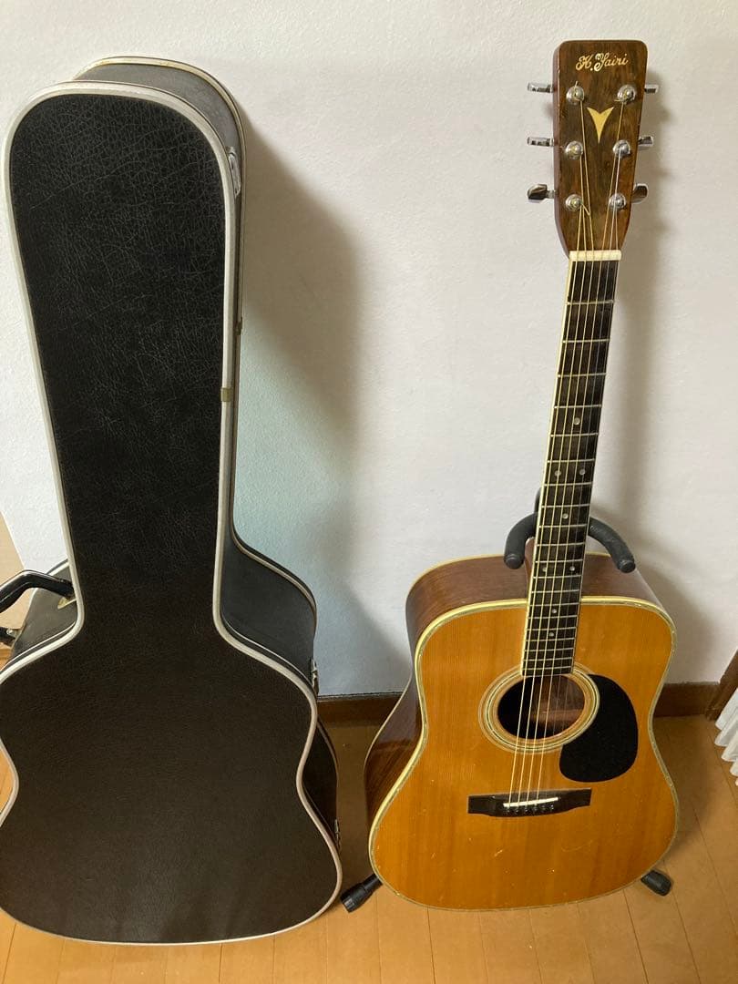 Kヤイリアコースティックギター　YW-500P リフレット済み　ハードケース付 Kヤイリアコースティックギター YW-500P リフレット済み ハードケース