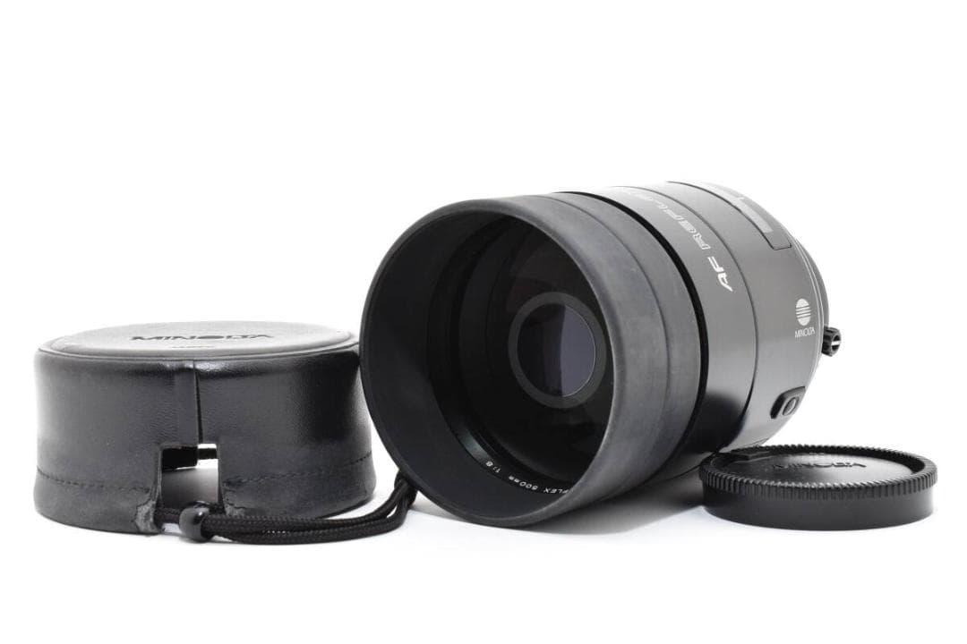 【並品】ミノルタ AF 500mm F8 REFLEX レフレックス 【動作品】 オールドレンズ】オートフォーカスで動くミラーレンズ「ミノルタ AF