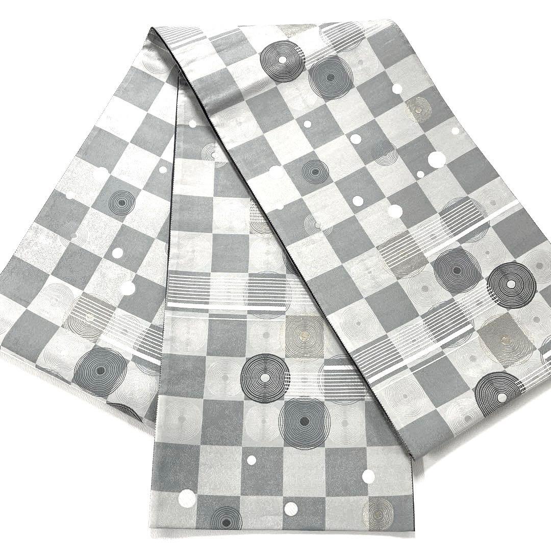 帯6524 ○高級 正絹 両面全通 リバーシブル 袋帯 - メルカリ