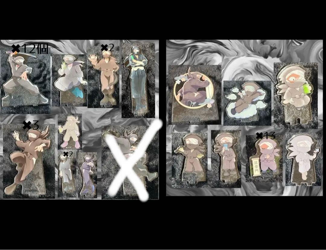 2枚目あり　雑渡昆奈門　忍たま乱太郎　担降り　アクリルスタンド グッズ-スタンドポップ】忍たま乱太郎 描き下ろしイラスト 雑渡昆奈門