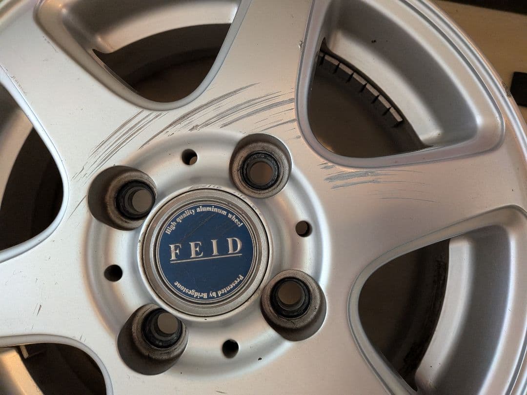 【tatata】 13インチ ブリヂストンFEID 4.5J 4穴