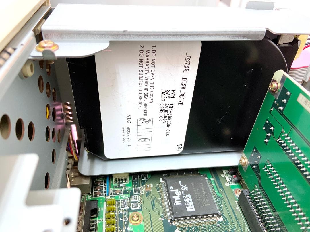 【動作確認済】希少！NEC PC-9801BX/U2 3.5FDD×2