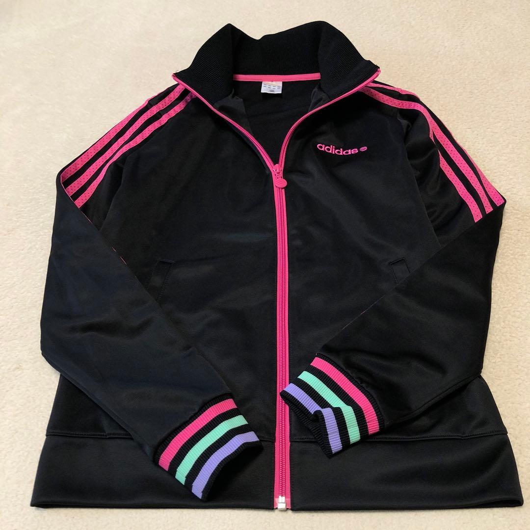 極美品】adidasトラックジャケット ジャージ y2k 平成ギャル L - メルカリ