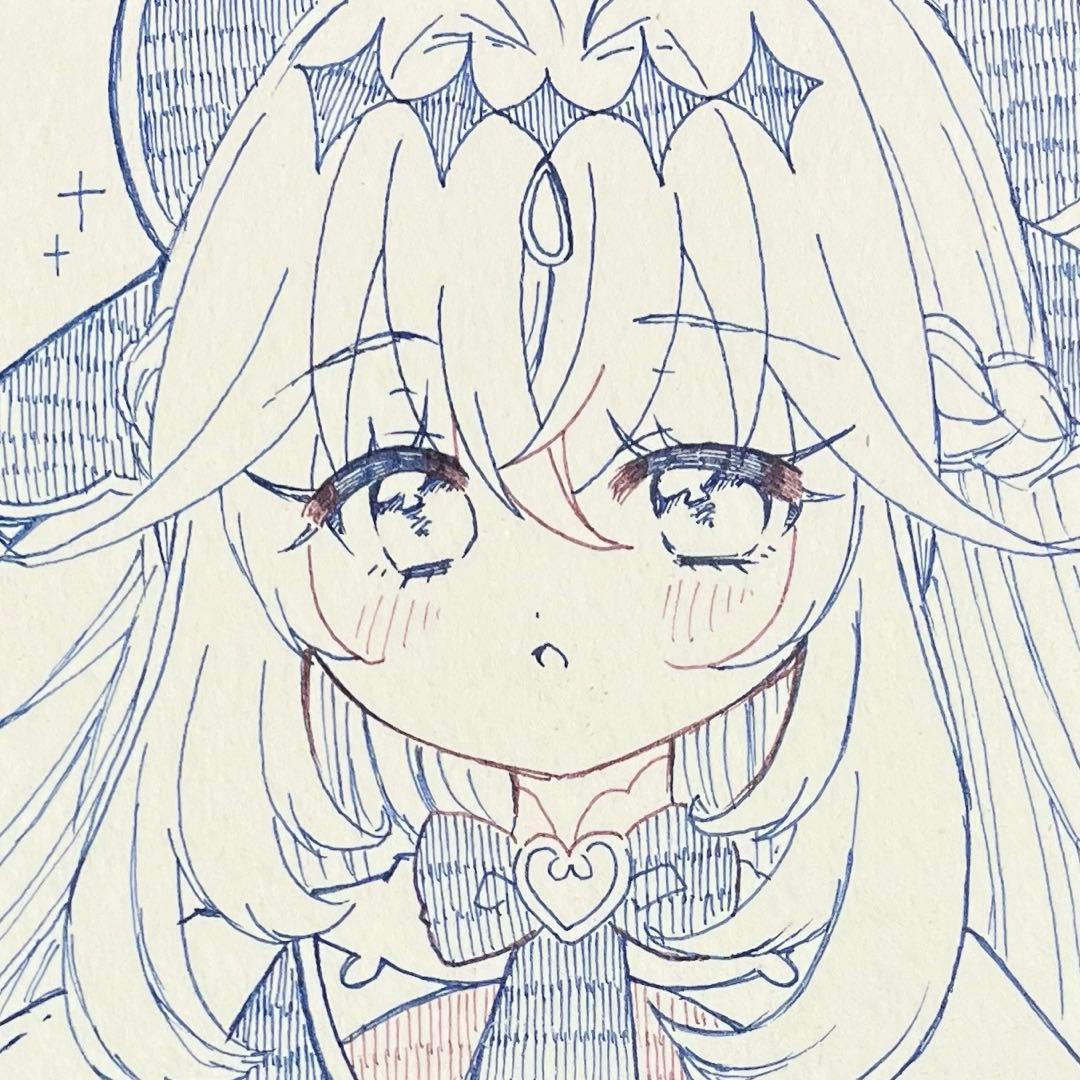 手描きイラスト 名探偵プリキュア キュアアルカナ・シャドウ ファン