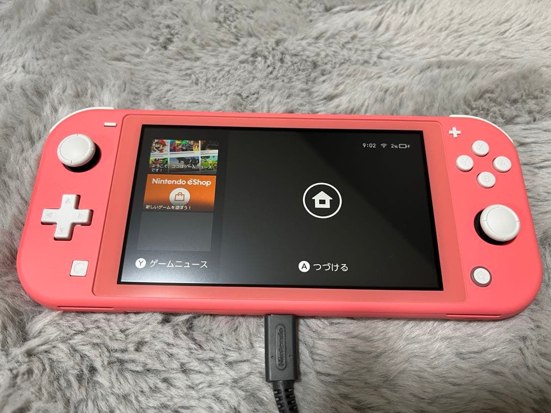 Nintendo Switch Lite ピンク本体 充電器付き-セルゼロマックス
