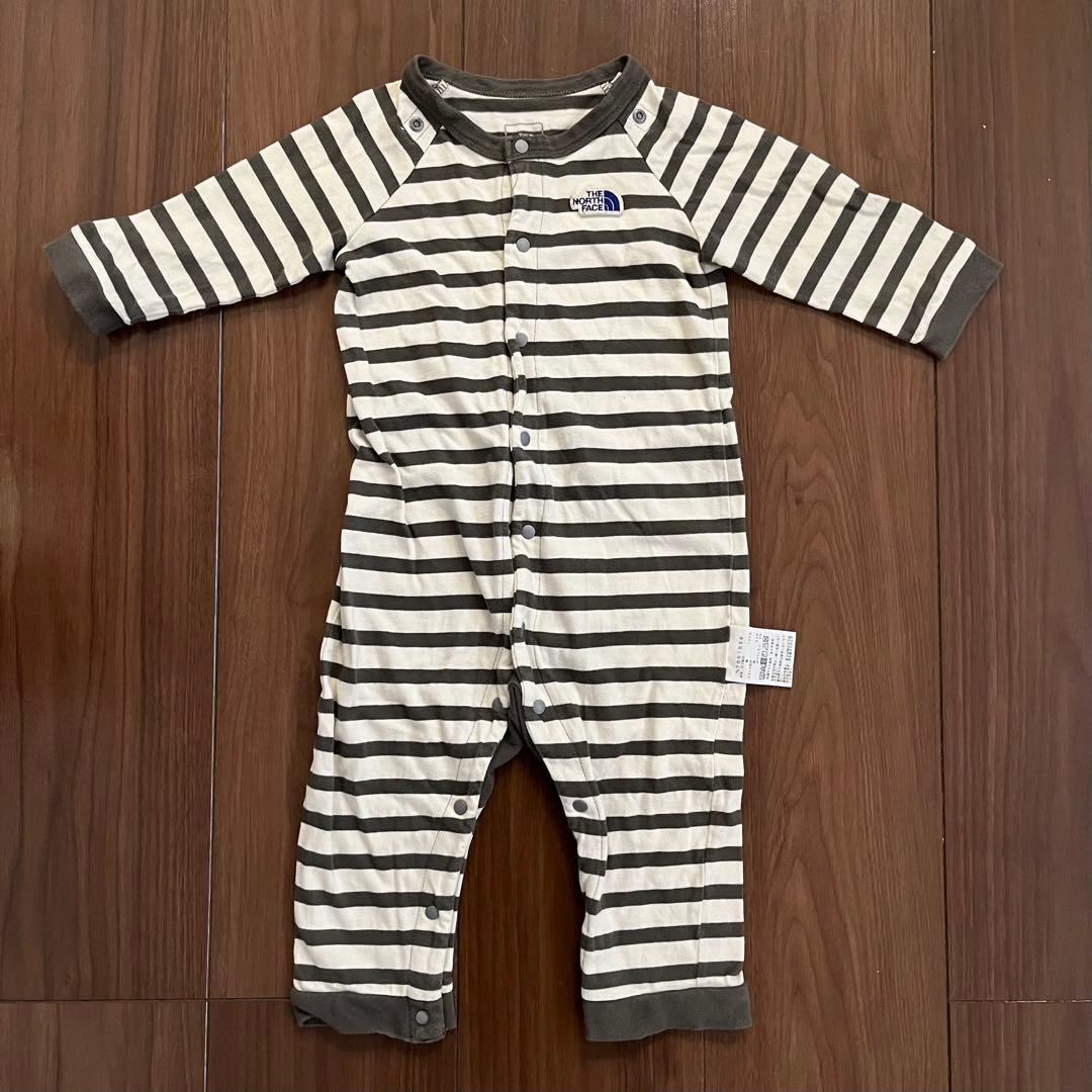 ノースフェイス THE NORTH FACE ロンパース ボーダー 80 - メルカリ