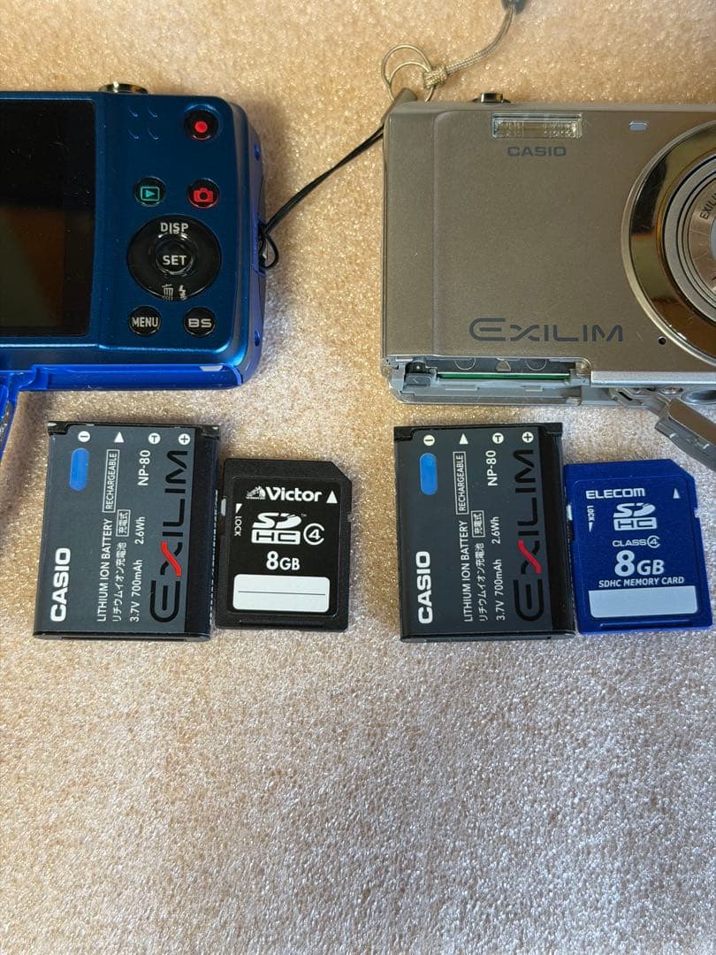 CASIO EXILIM 14.1MP コンパクトデジタルカメラ 2台セット