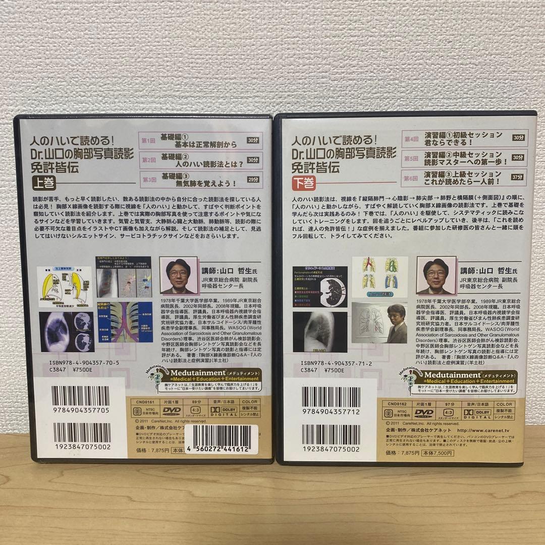 Dr.山口の胸部写真読影免許講座 DVDセット