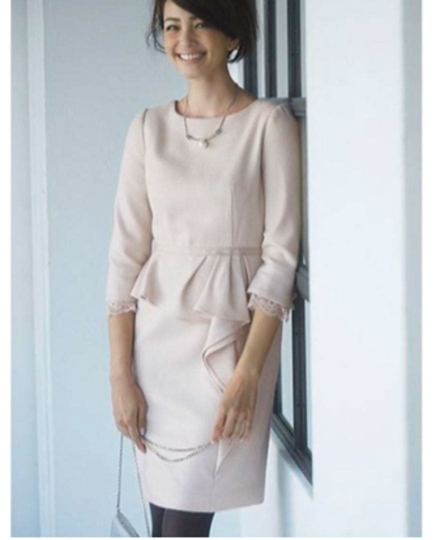 ジャスグリッティー　ペプラムラッフルワンピース ペプラムワンピース | ワンピース | JUSGLITTY（ジャスグリッティー