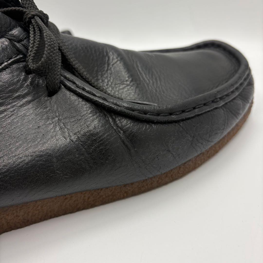 【Clarks】シェイカーⅡラン ワラビー モカシン 26.5cm 黒 軽量