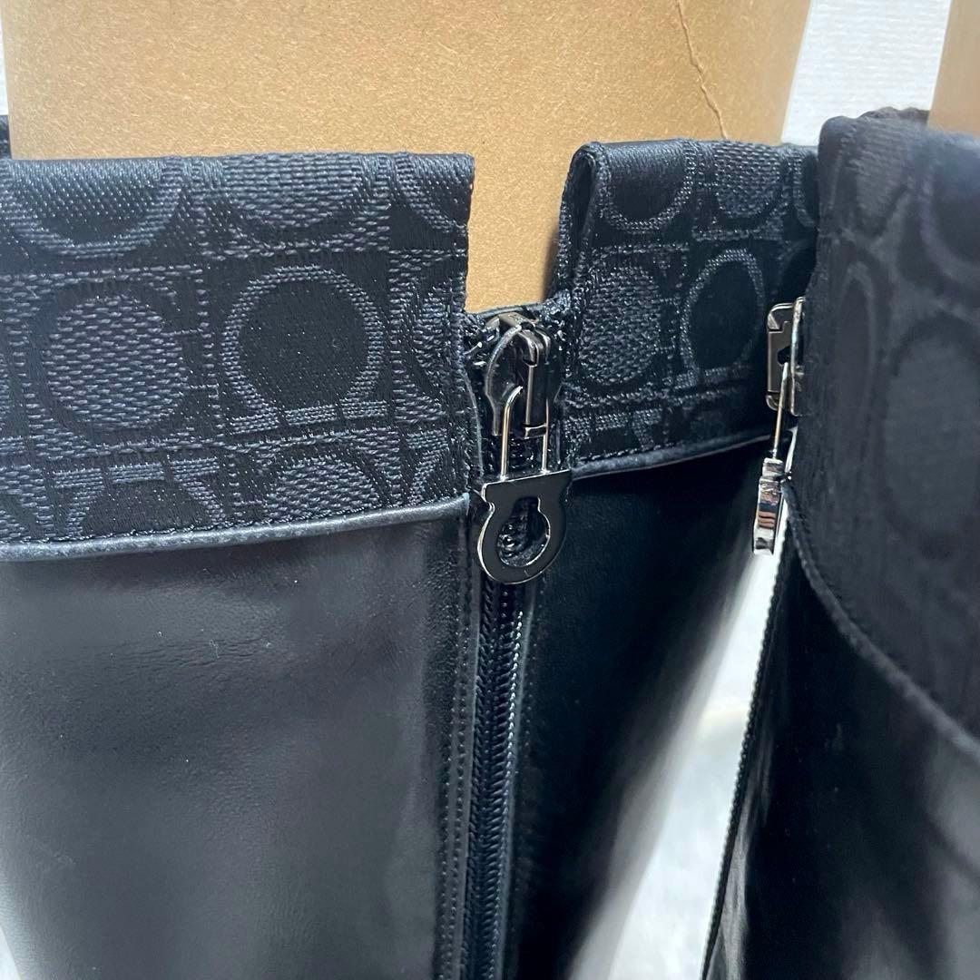 美品 Salvatore Ferragamo ロングブーツ 23.5cm