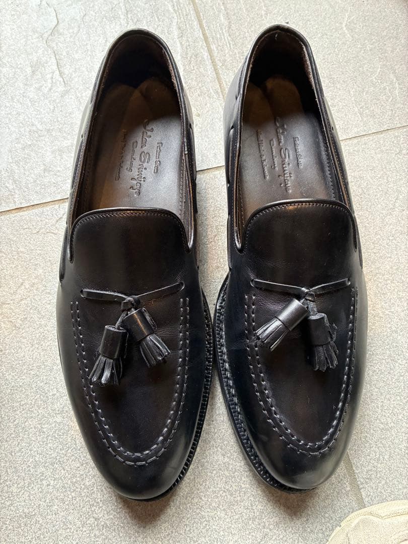 JALAN SRIWIJAYA 黒 タッセルローファー UK8.0 ダイナイト - メルカリ