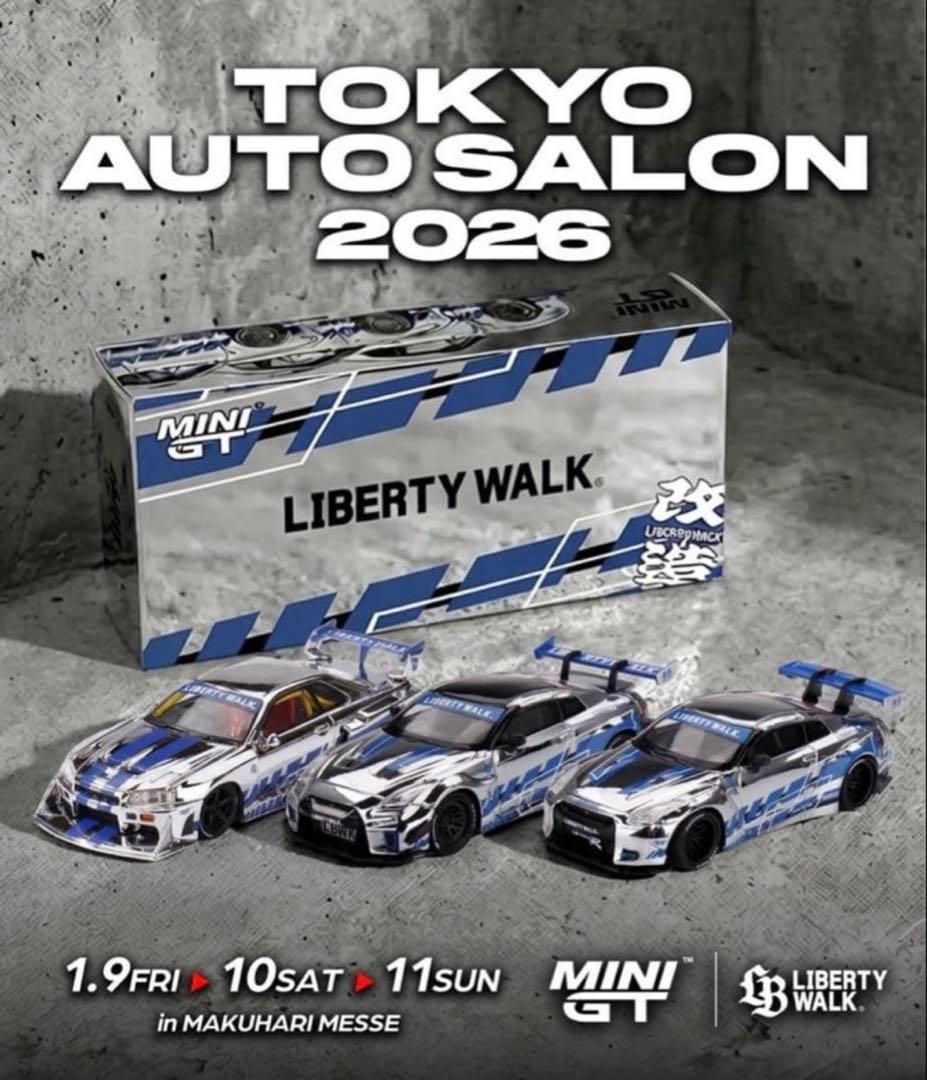 MINIGT 東京オートサロン2026 リバティウォーク mini gt MINI GT リバティウォーク 東京オートサロン2026 限定 3台 セット