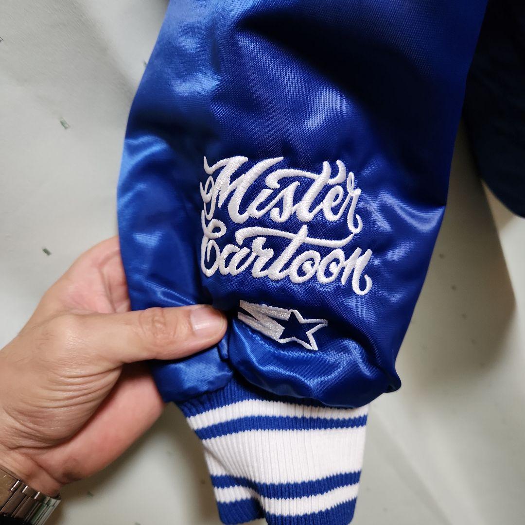 新品未使用 ドジャーズ ミスターカートゥーン スターター ジャケット L