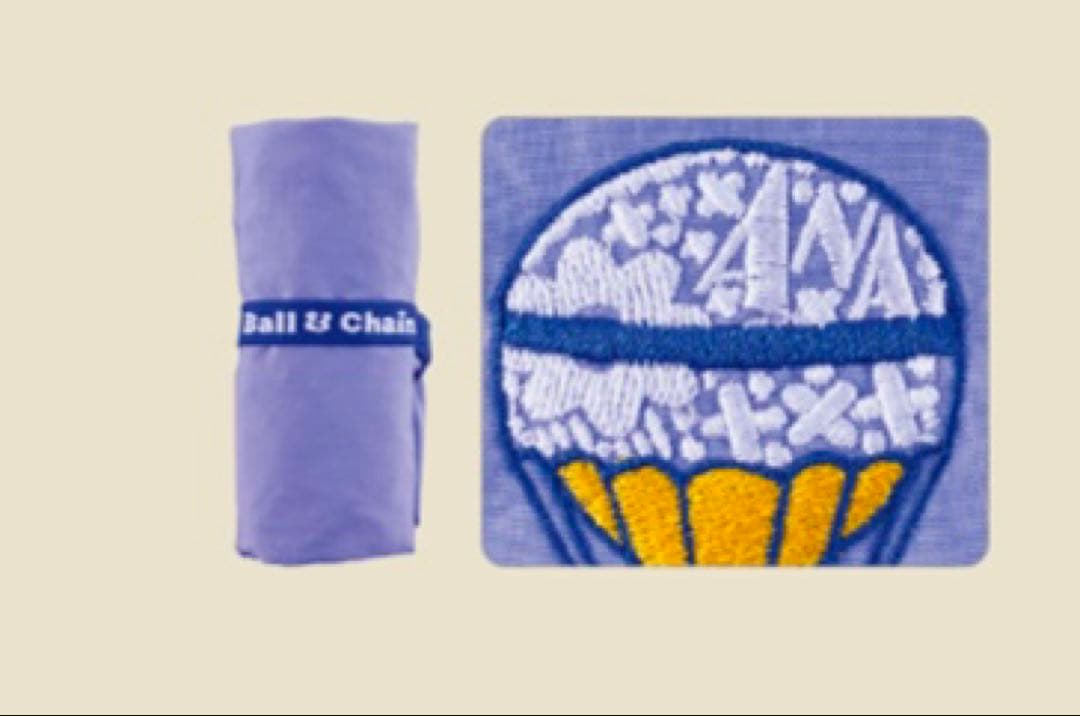 ANA国際線☆Ball&Chain ボールアンドチェーン エコバッグ Mサイズ