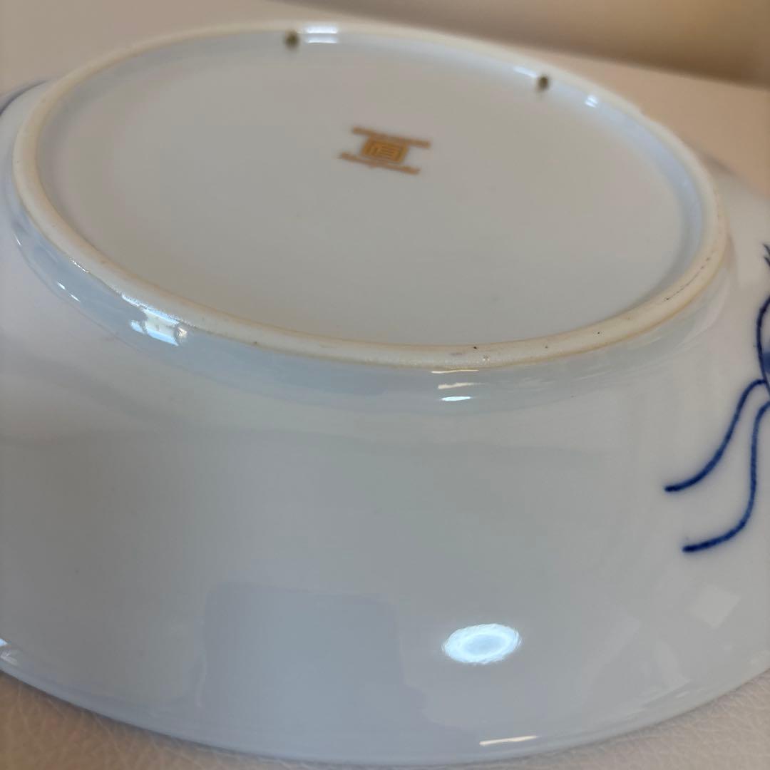 未使用　GOLD IMARI (弥左衛門) 中皿　壁掛け飾り皿　21.5cm
