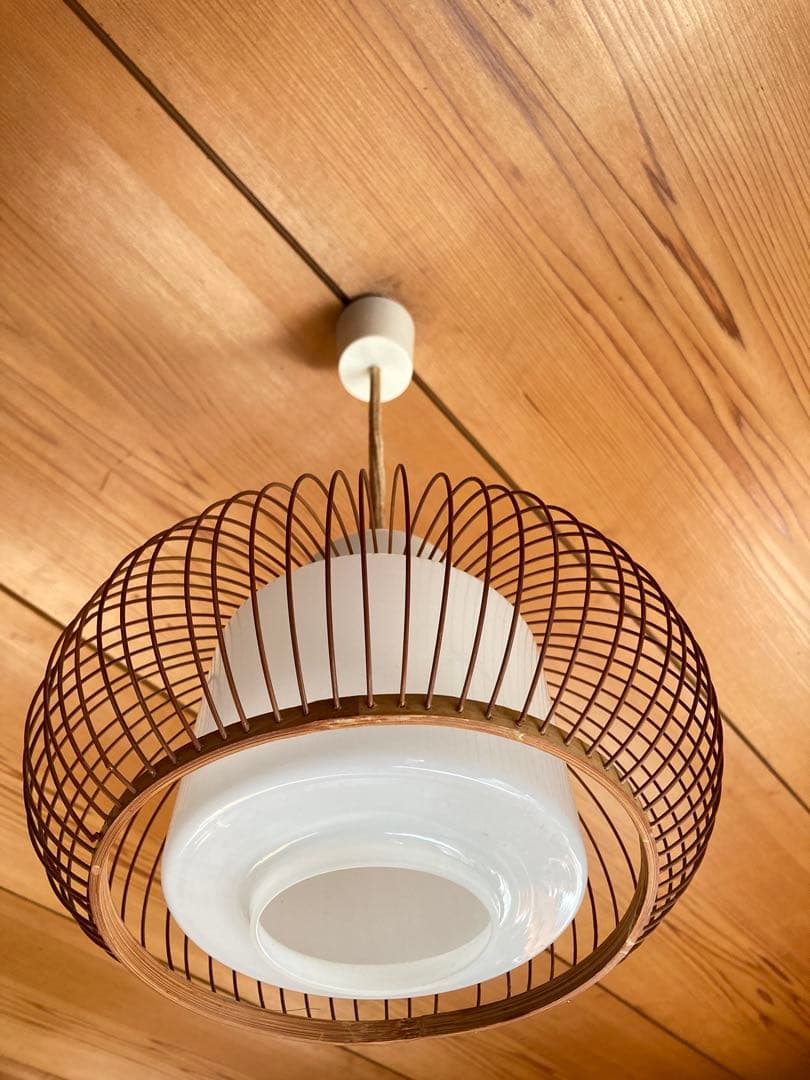 昭和レトロ 照明器具【ミルクガラス】 - メルカリ